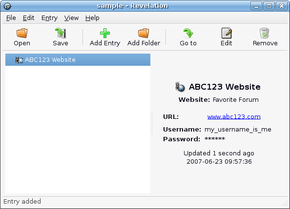 Revelation Password Manager